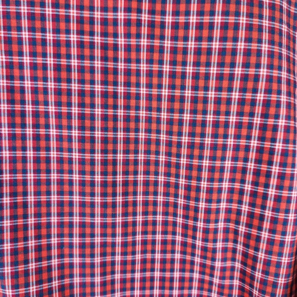 Polo‎ Ralph Lauren Regent Custom Fit Red Plaid Long Sleeve Shirt XXL